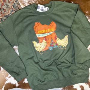 Chicken Feed Tee Olive *Pre Order*